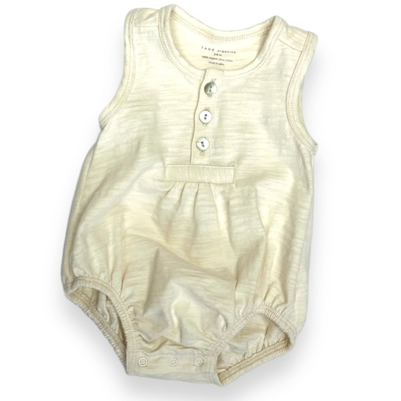 Flamé Sleeveless Henley Romper