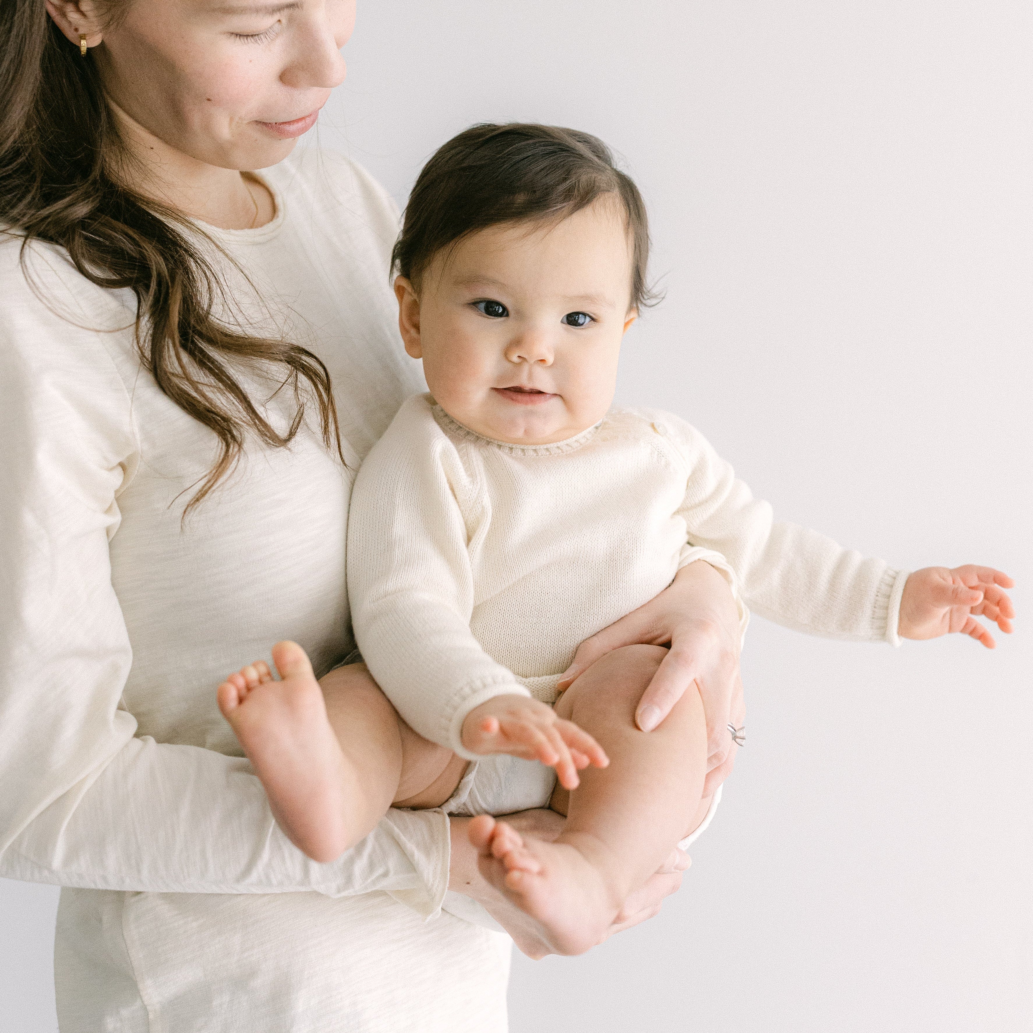 Raglan Sweater + Pointelle Bloomer Set