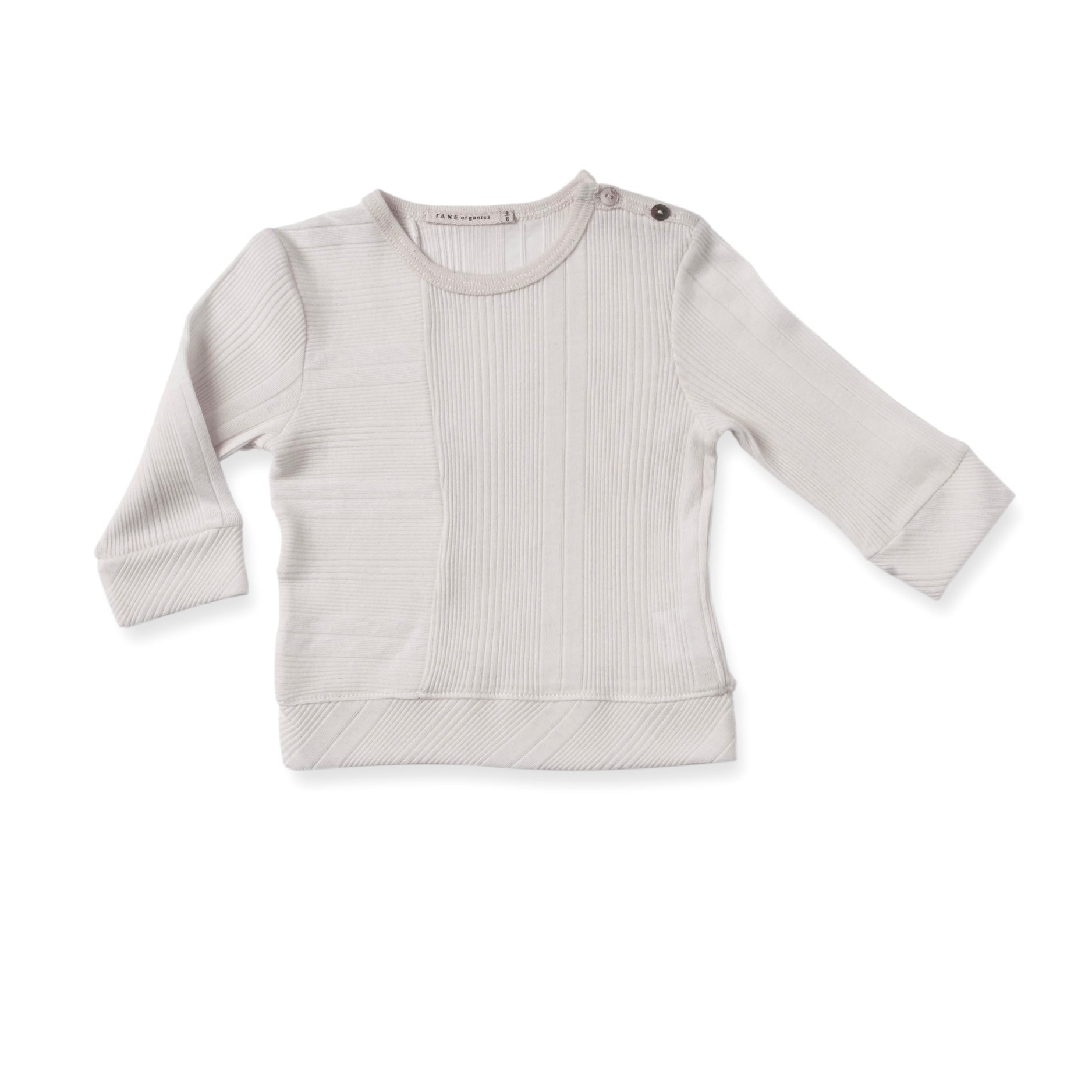 Variegated Ribbed Long Sleeved Tee