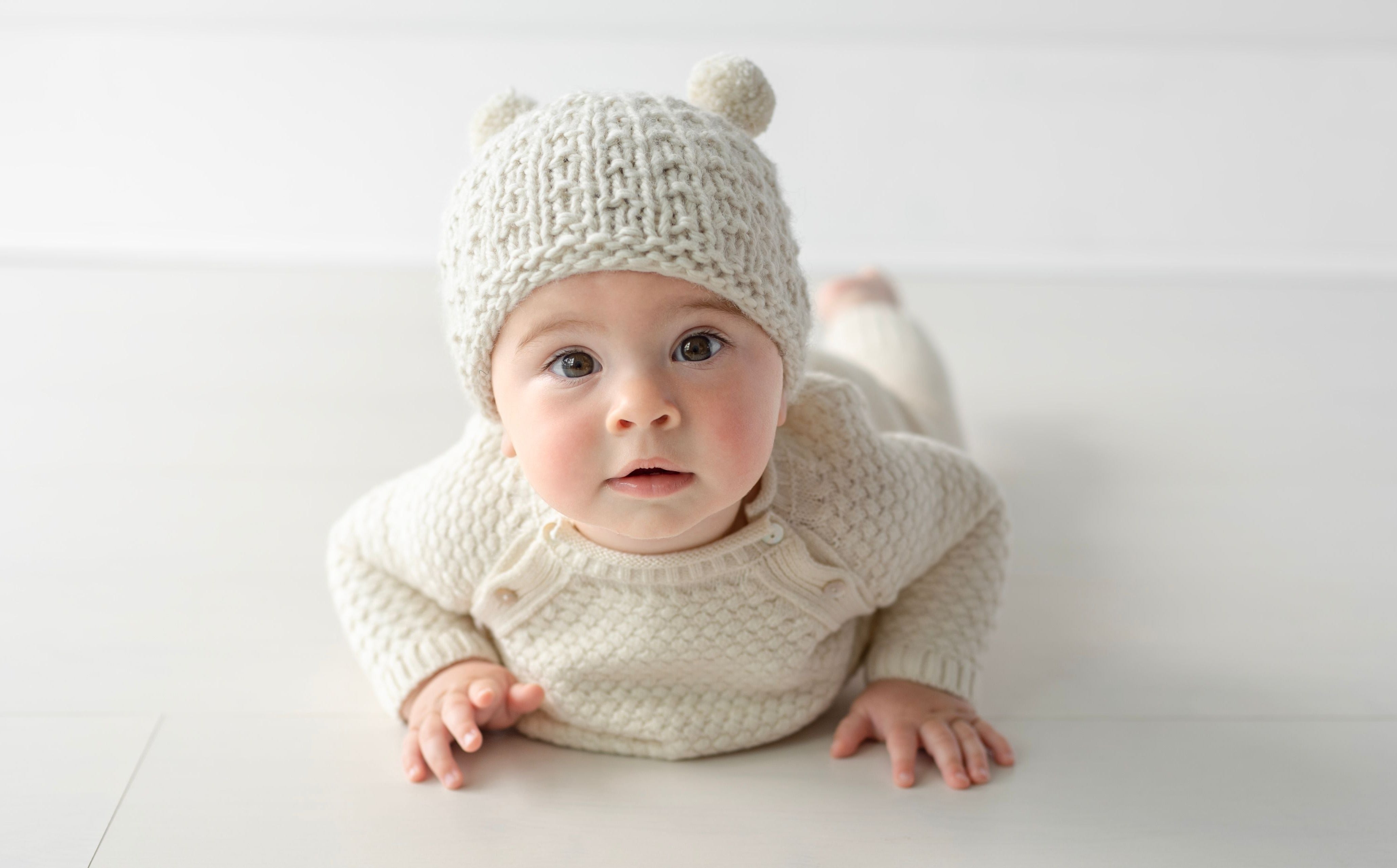 Natural Dyed Hat with PomPoms