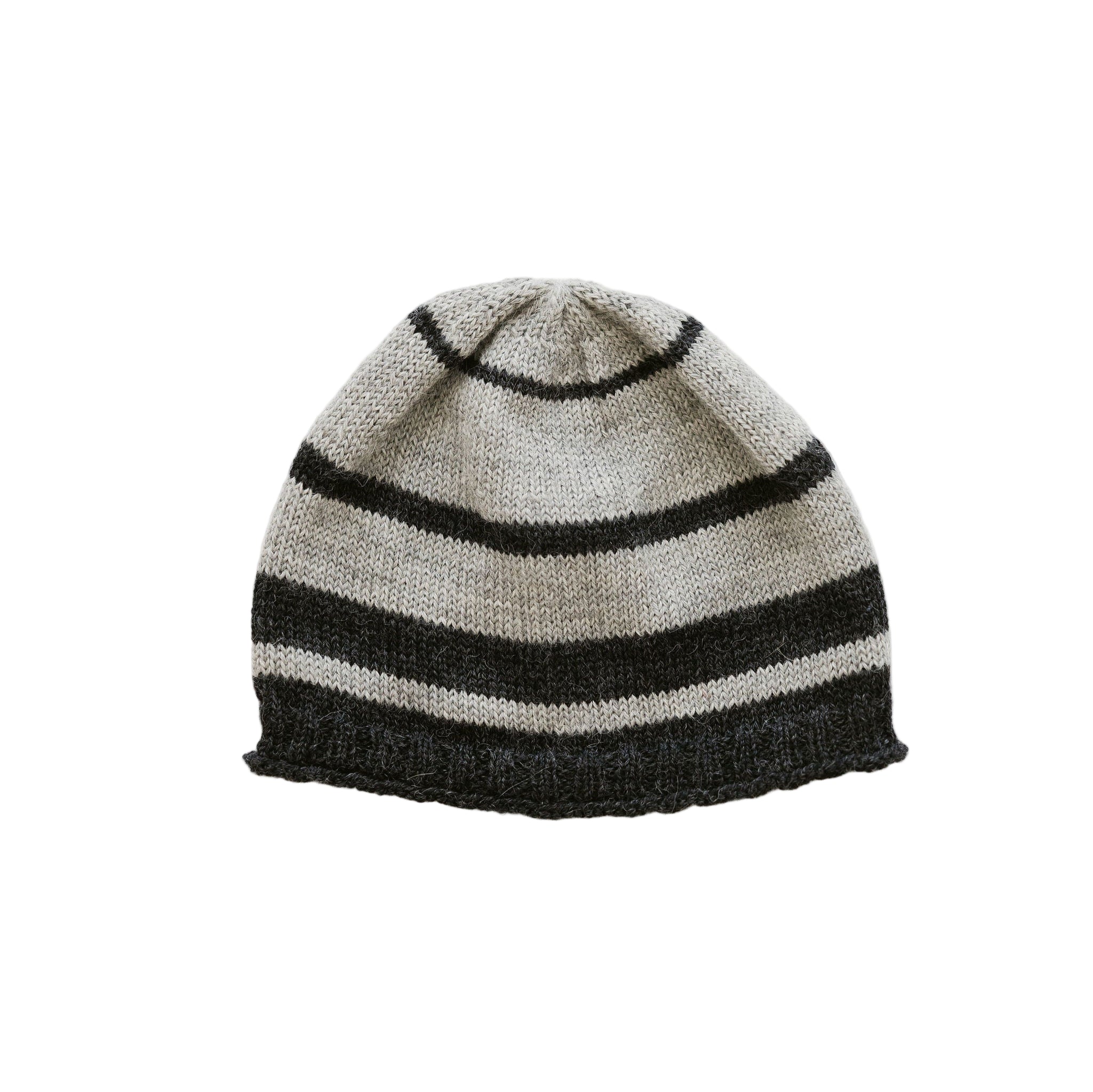 Stripe Knit Cap