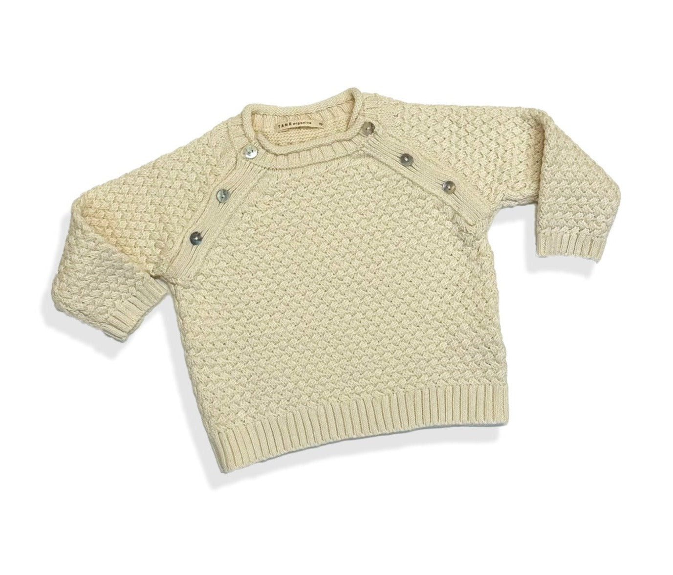 Lattice Stitch Raglan Pullover