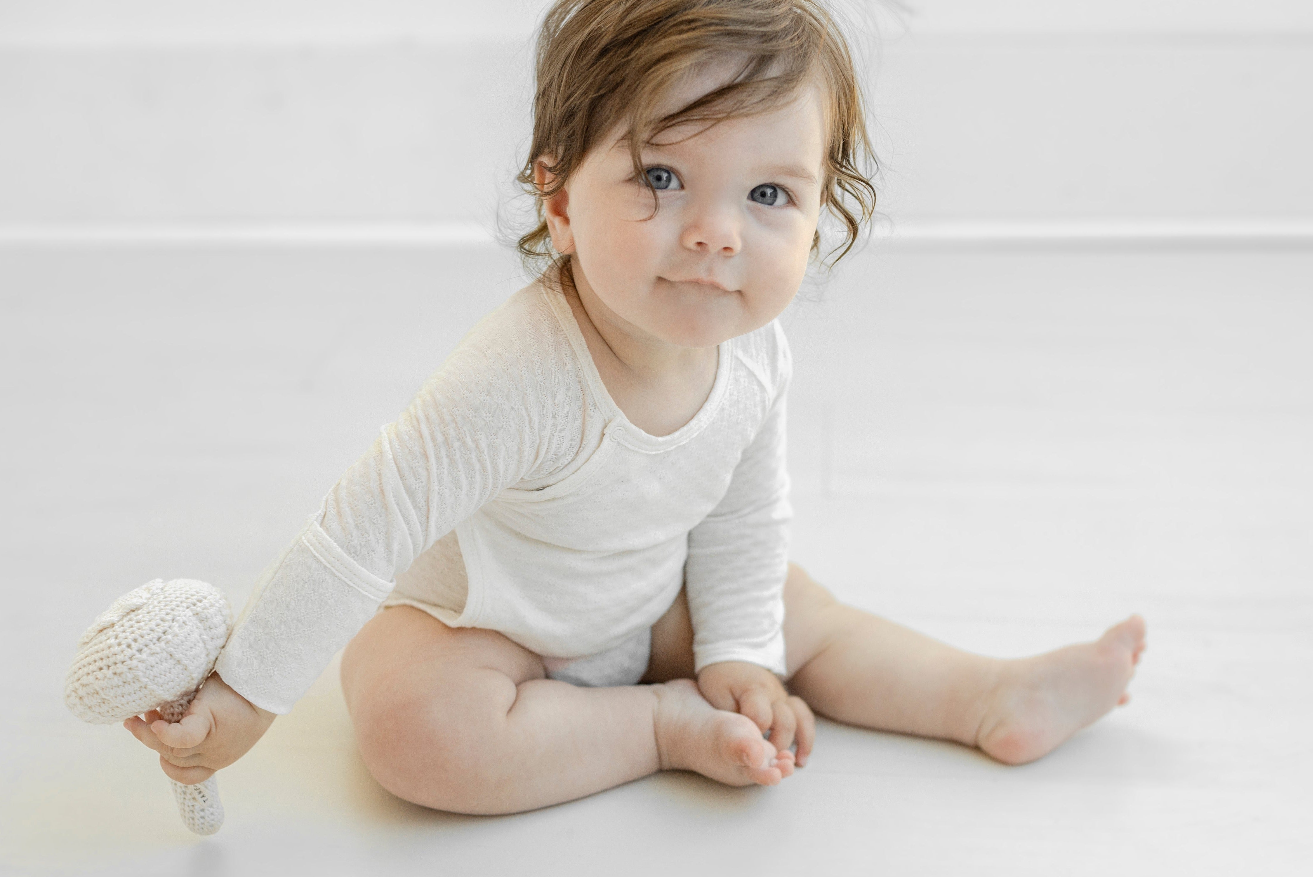 Pointelle Raglan Sleeved Onesie