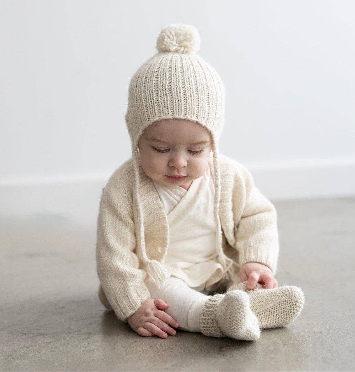 Baby Alpaca Ribbed Hat