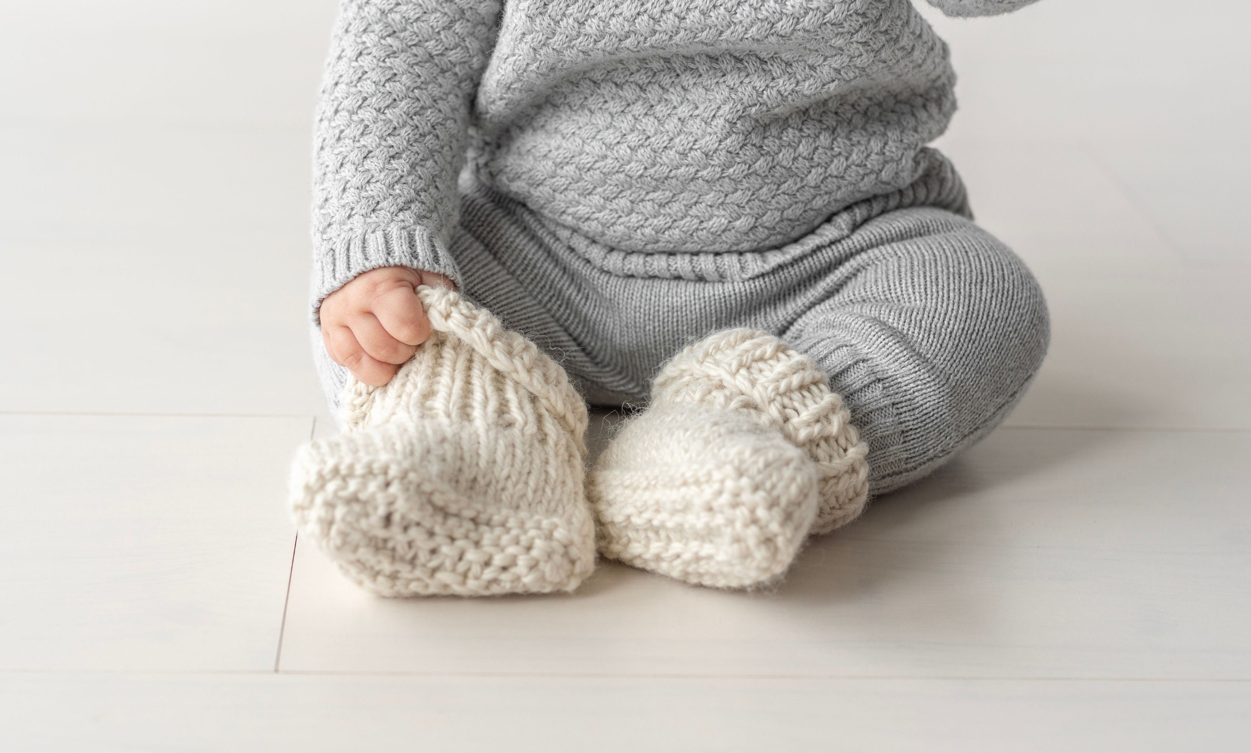 Natural Dyed Sock Booties