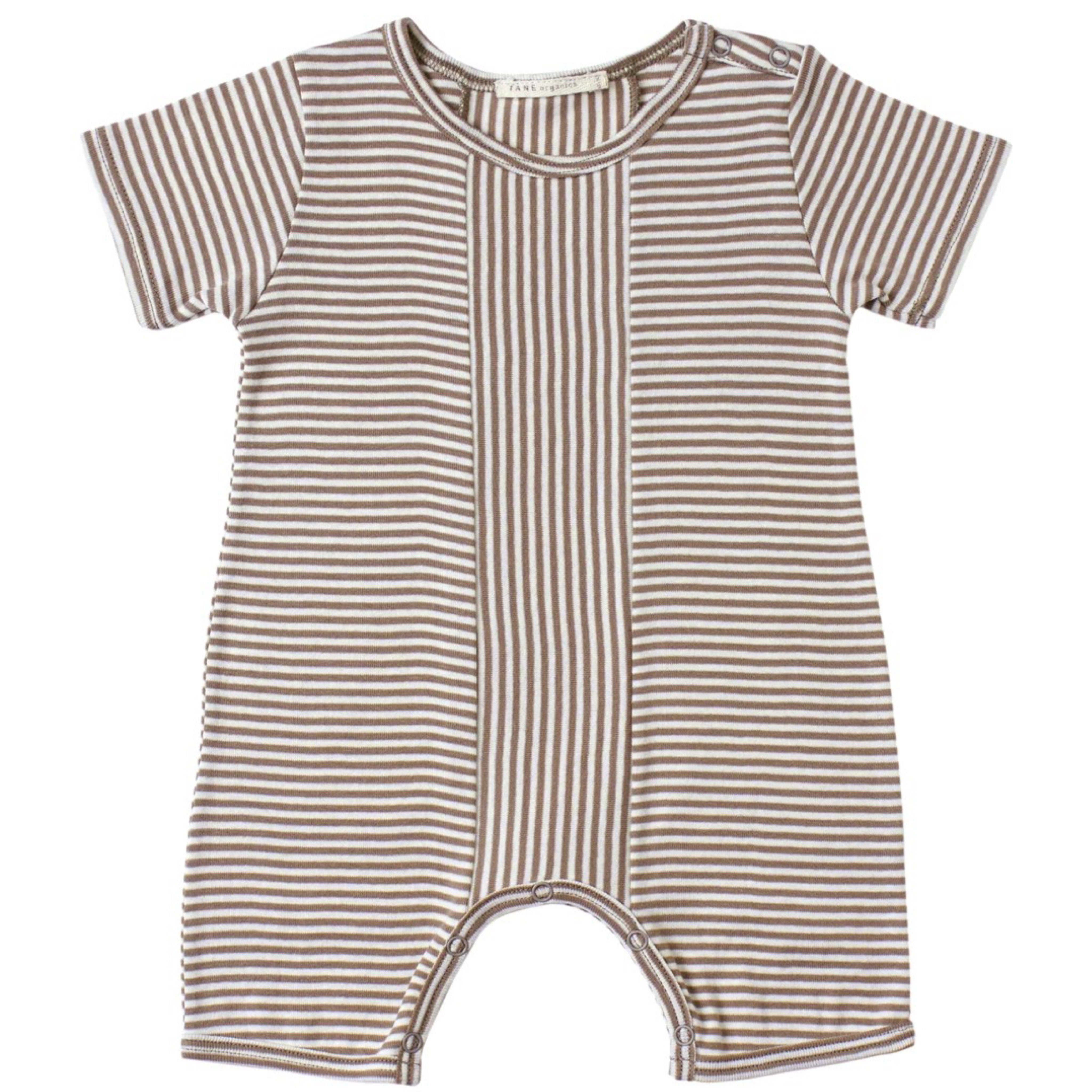 Petite Stripe S/slv Coverall