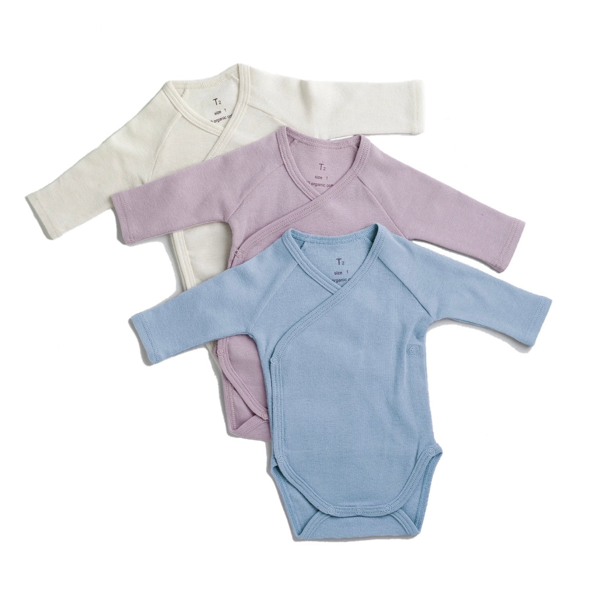 T2 Preemie Kimono Snap Onesie