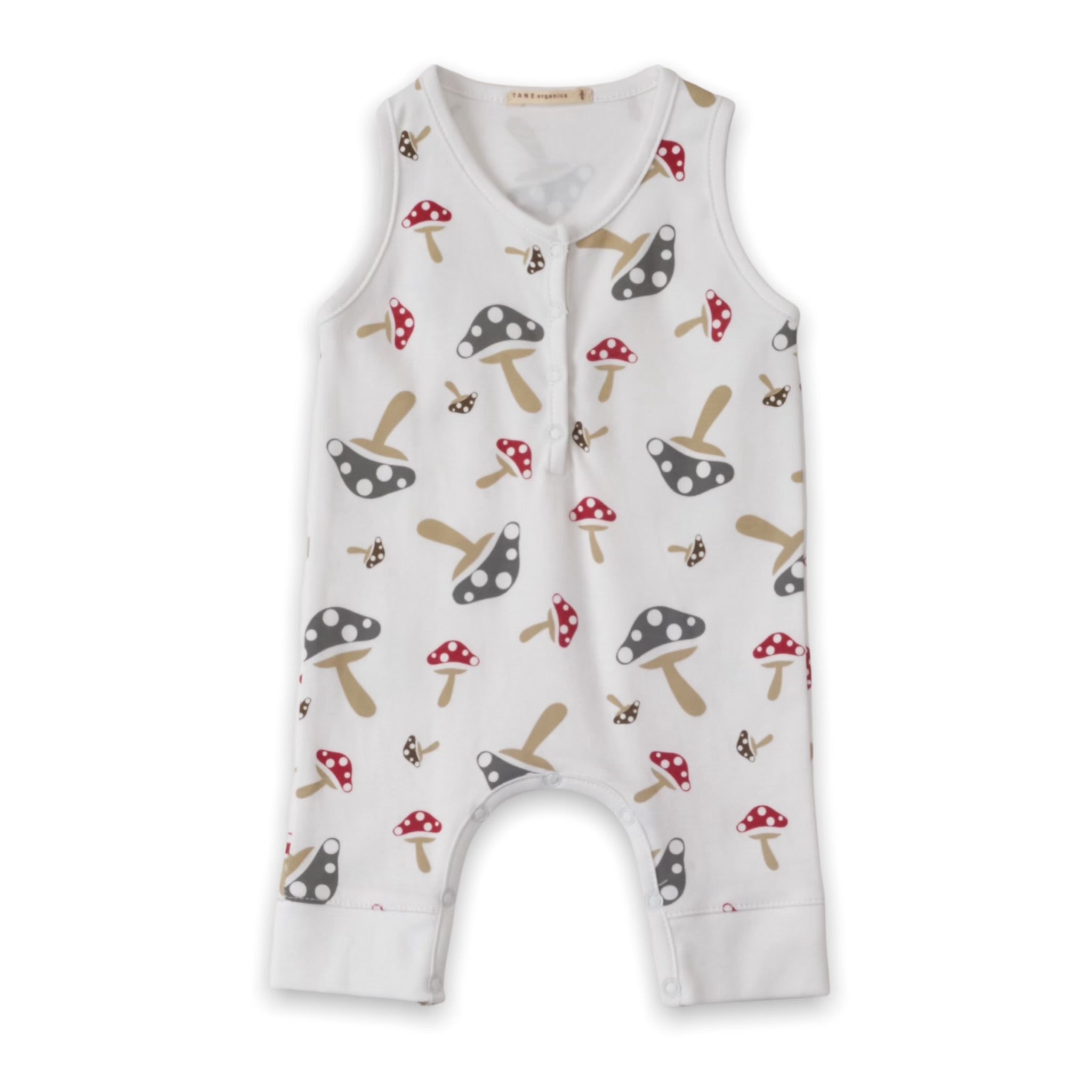 Sleeveless Mushroom Coverall
