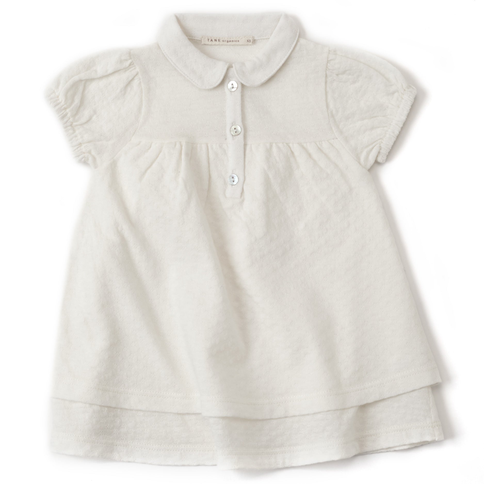 Double Layered Dress XL (24-36M) / Ecru Double Layered Dress XL (24-36M) / Ecru