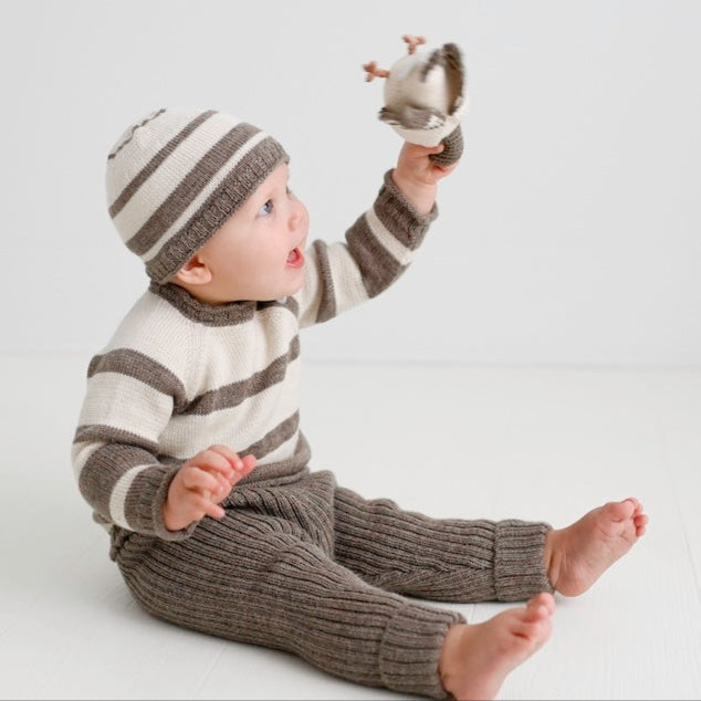 Stripe Knit Cap