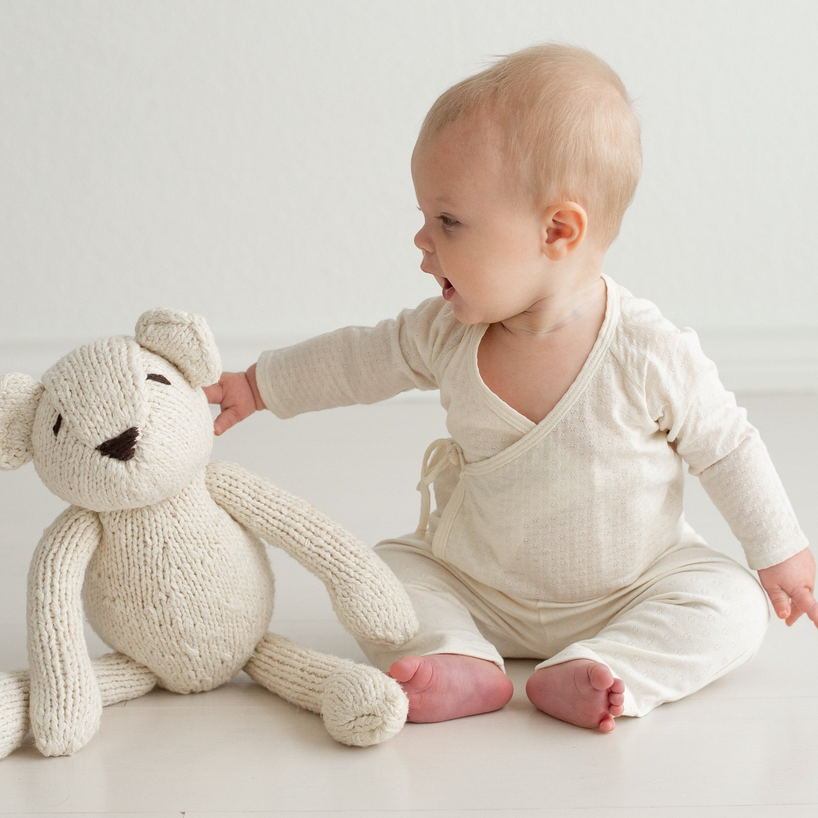 Pointelle Kimono Onesie