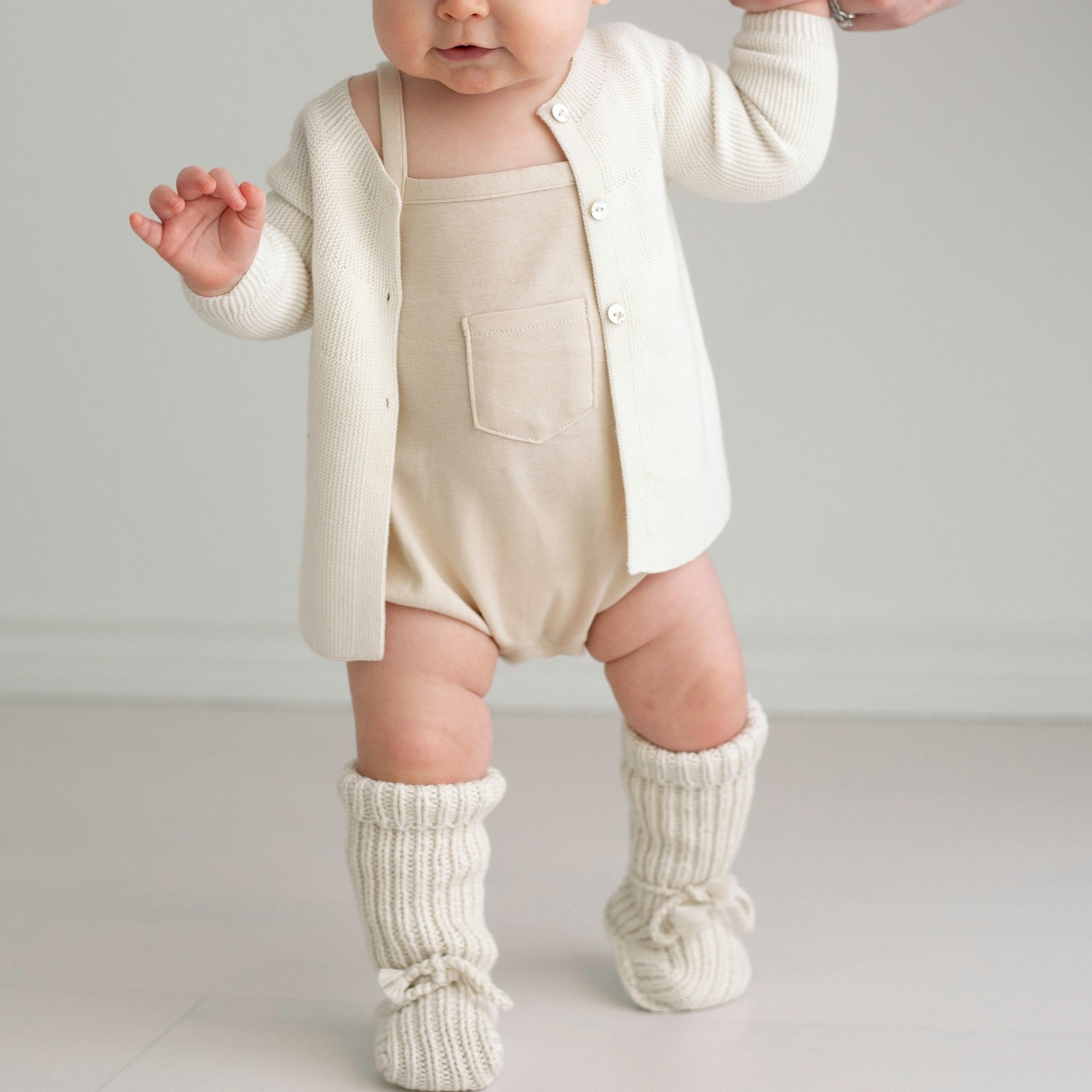 Sock Booties with Ties
