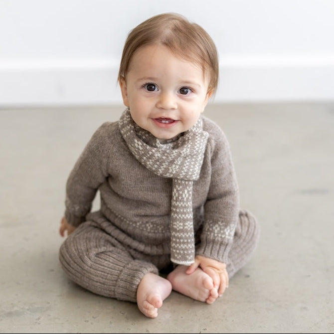Baby Alpaca Fair Isle Sweater