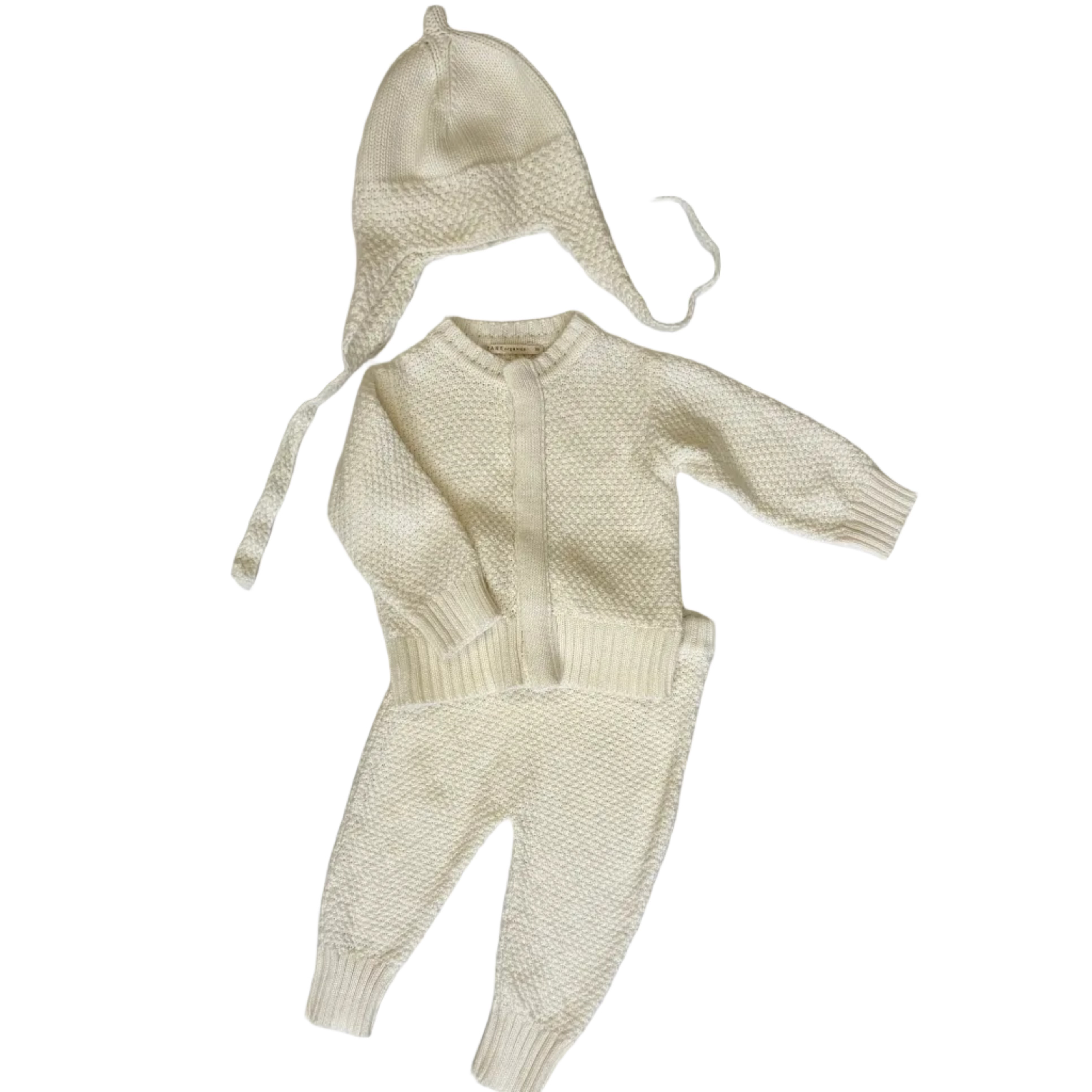 Seed Stitch Sweater Set