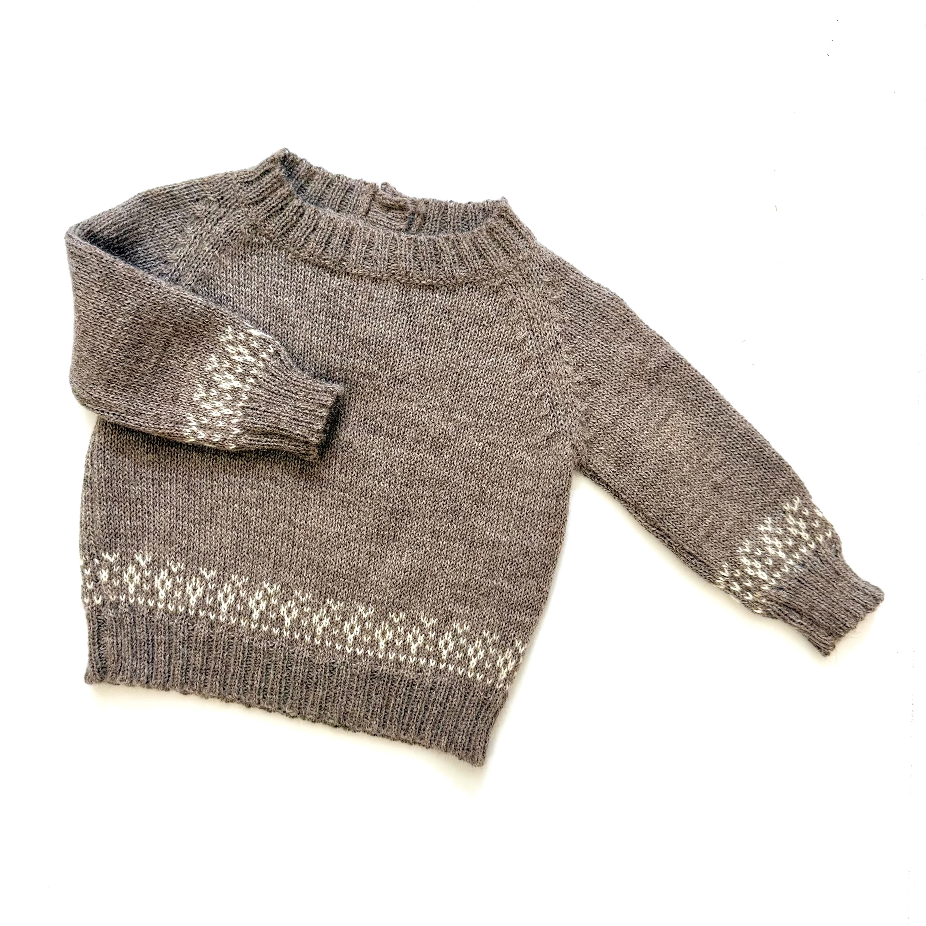 Baby Alpaca Fair Isle Sweater