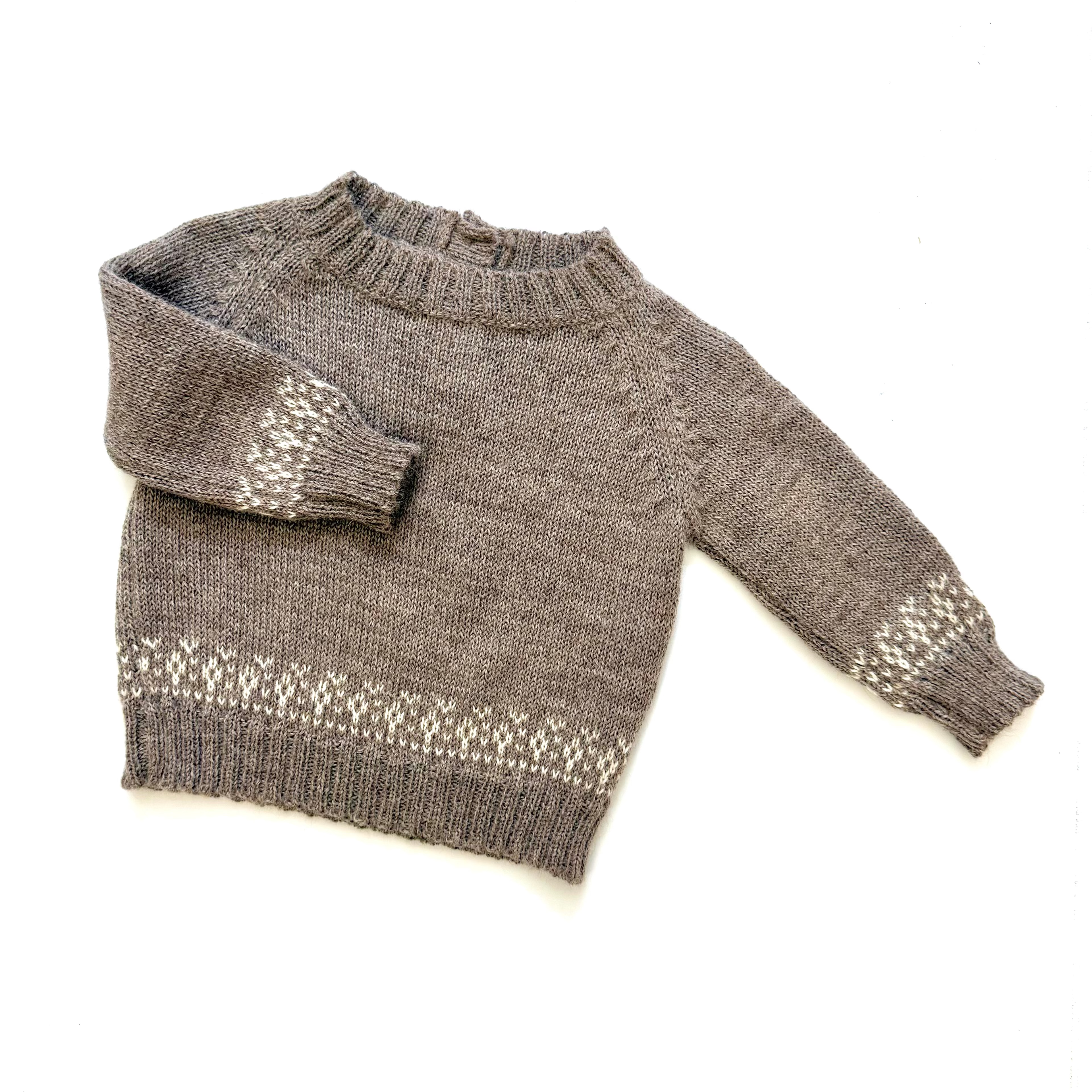 Baby Alpaca Fair Isle Sweater