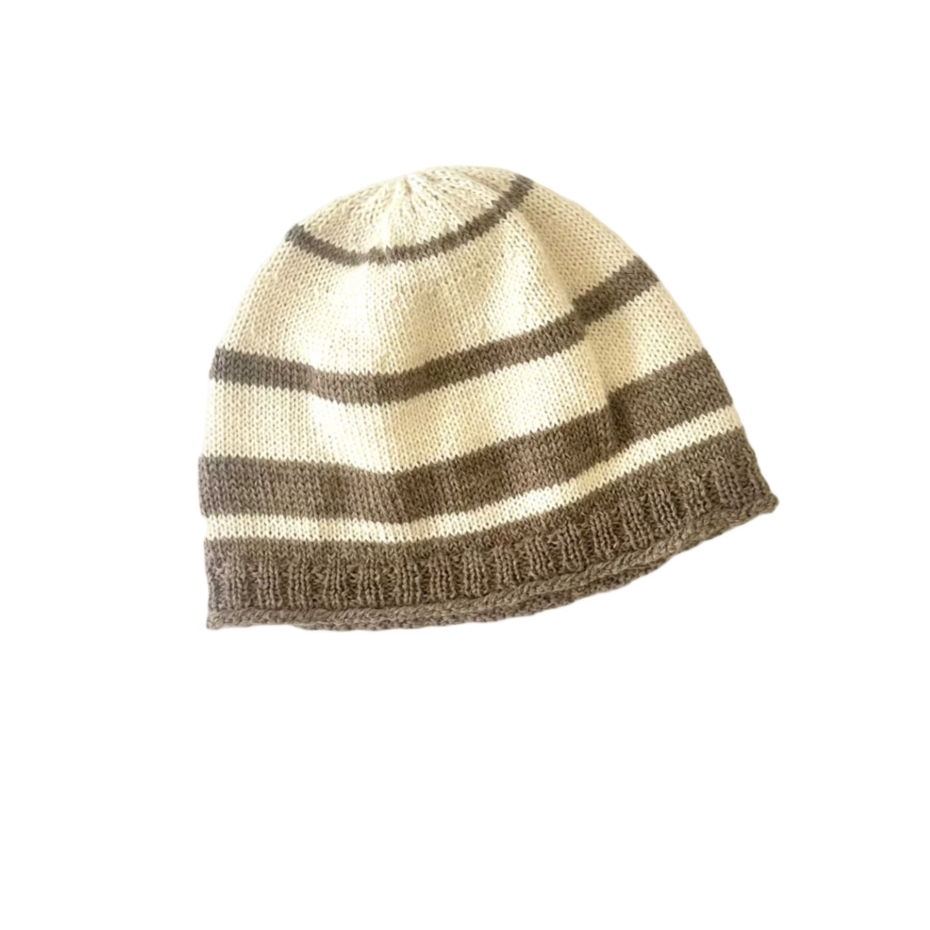 Stripe Knit Cap