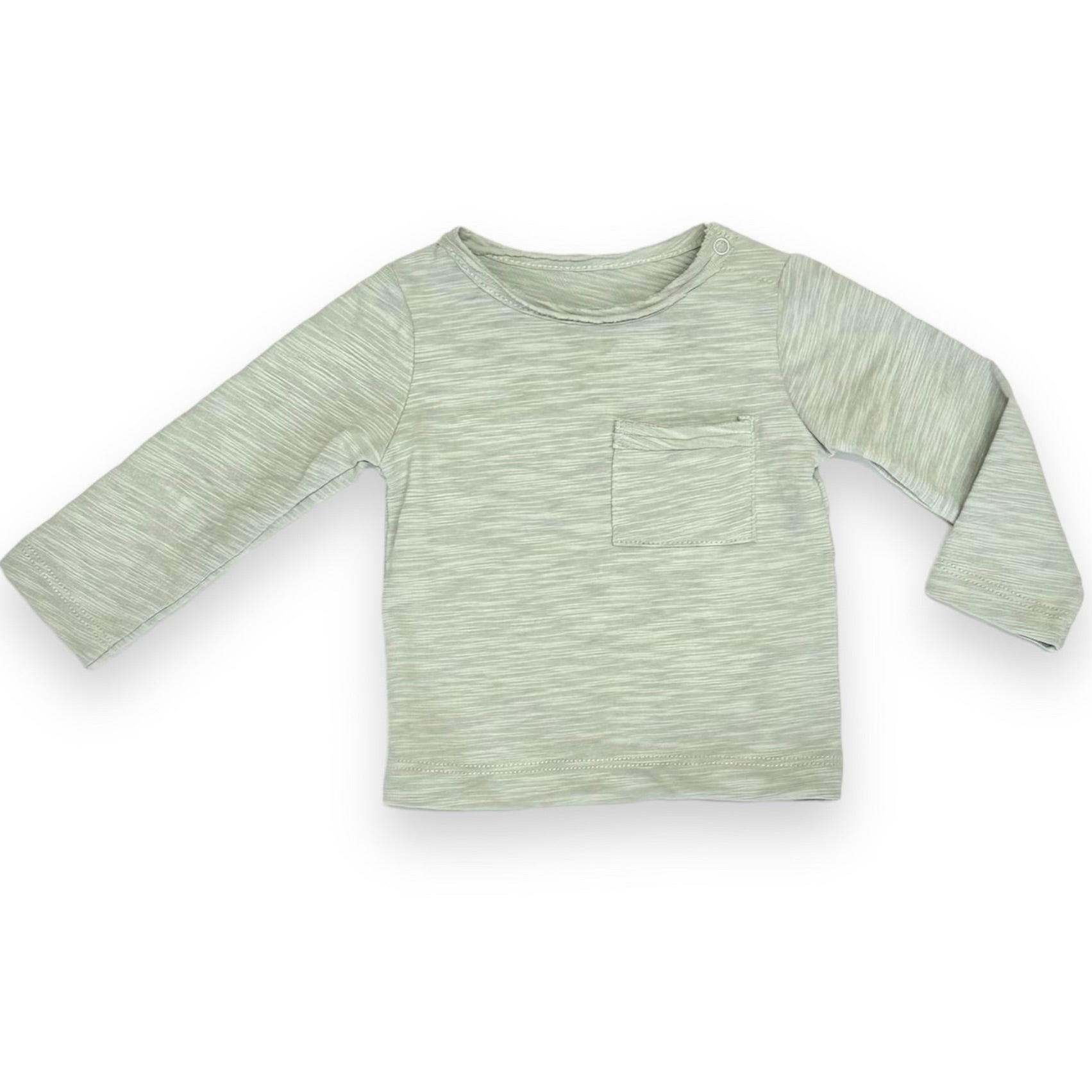 Flamé Long Sleeved One Pocket Tee