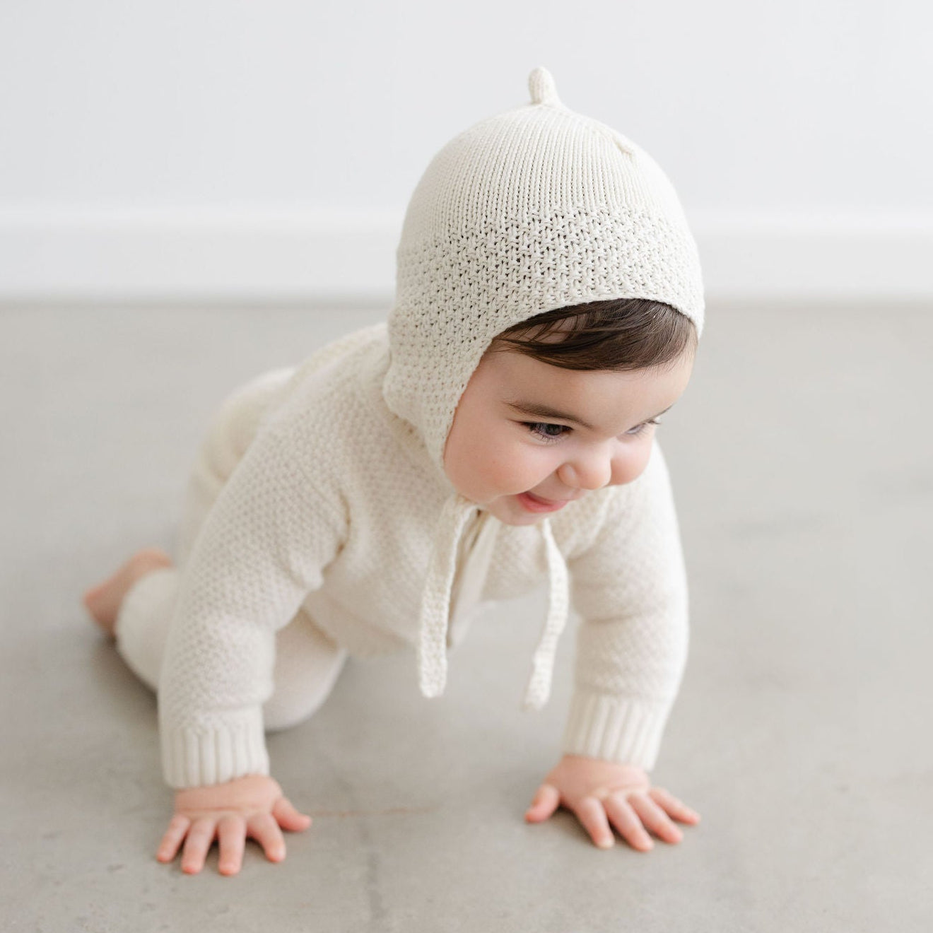 Seed Stitch Sweater Set