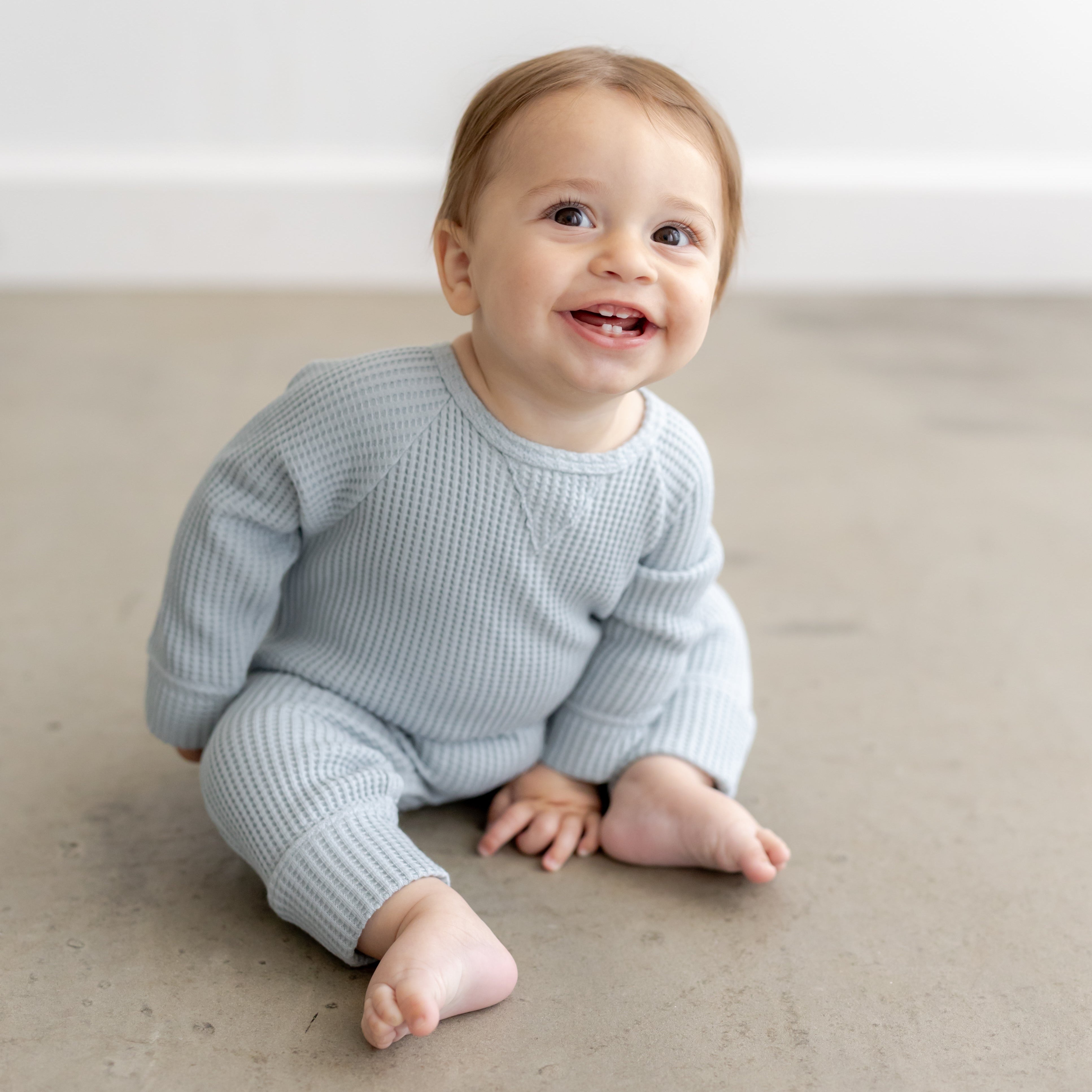 Waffle Knit Coverall