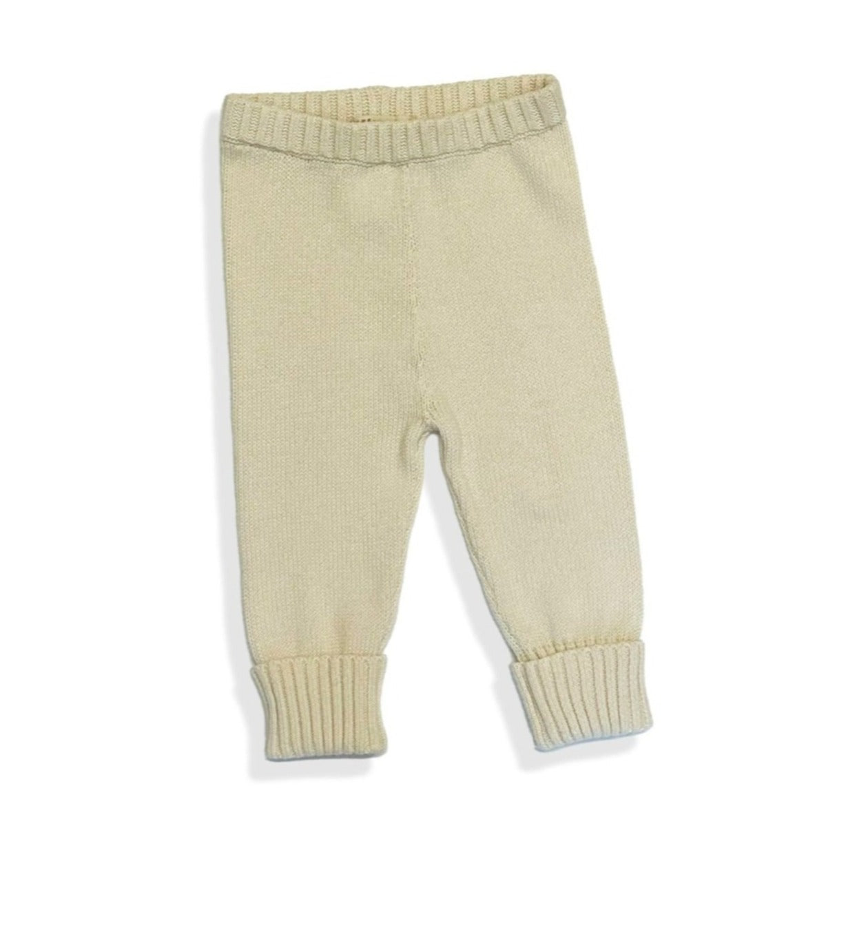 ネット直販 タンTAN PAINTED YARN CUFF RIB PANTSニットパンツ - パンツ