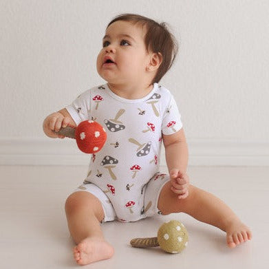 Short Sleeved Mushroom Coverall
