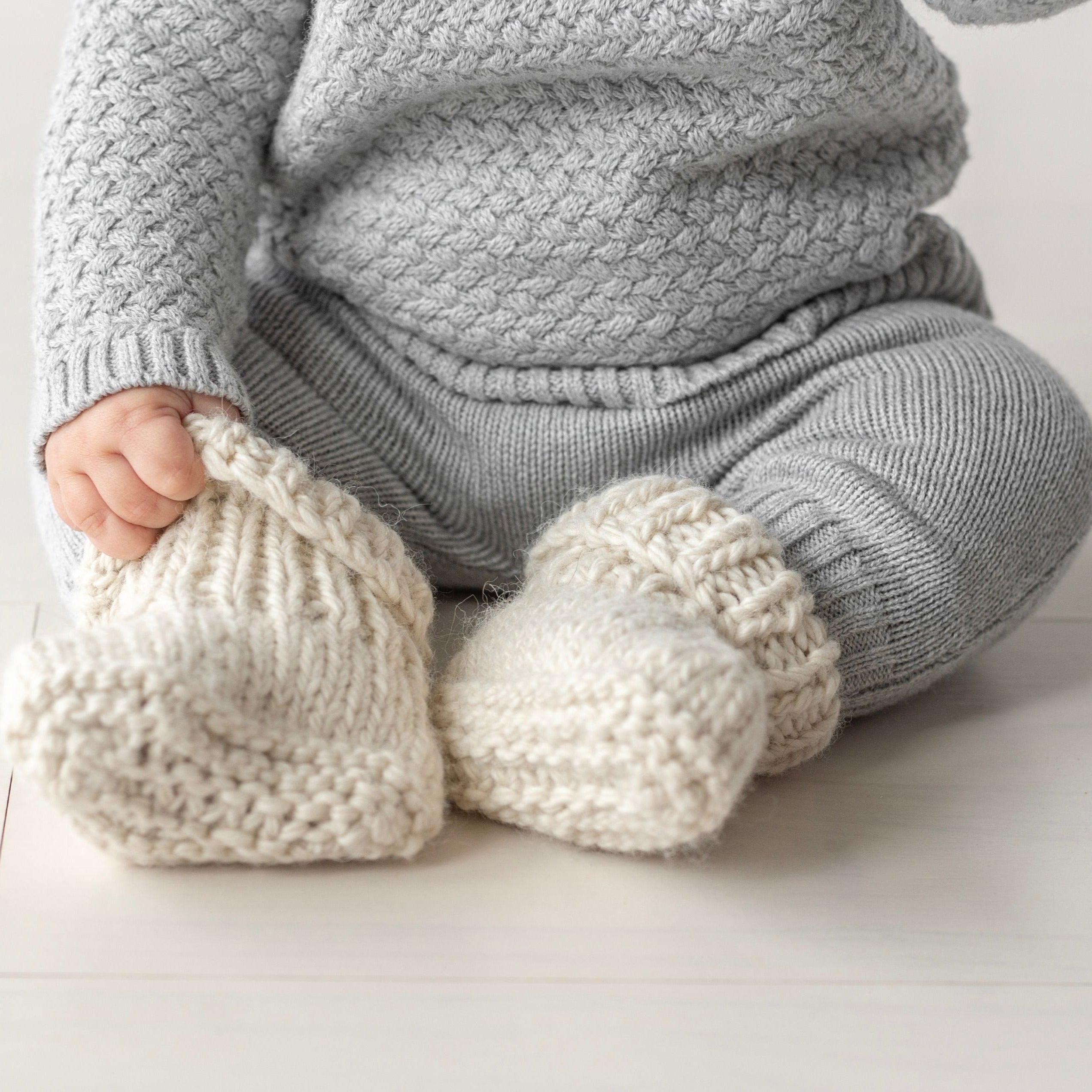 Natural Dyed Sock Booties