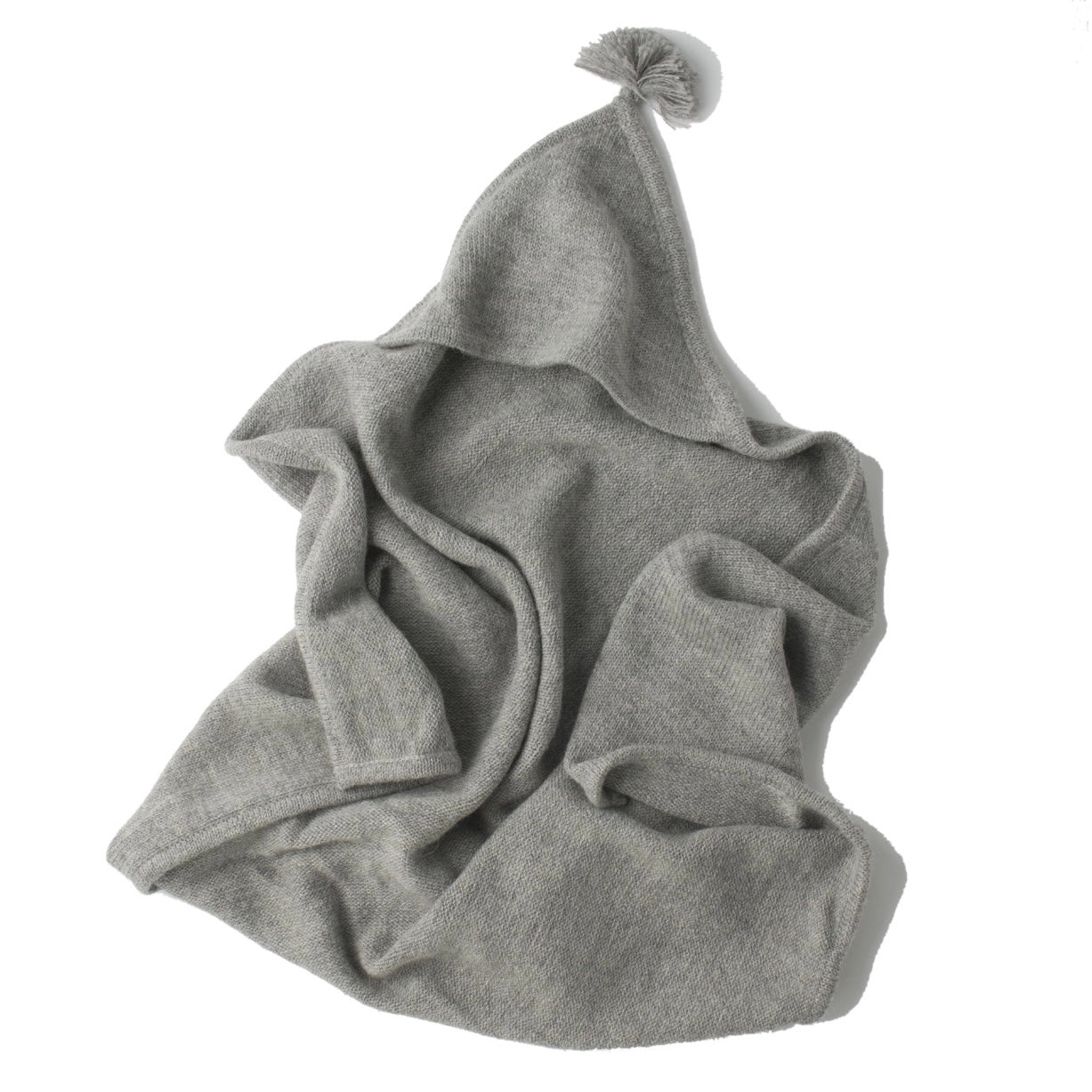 Blanket with Hood in Baby Alpaca