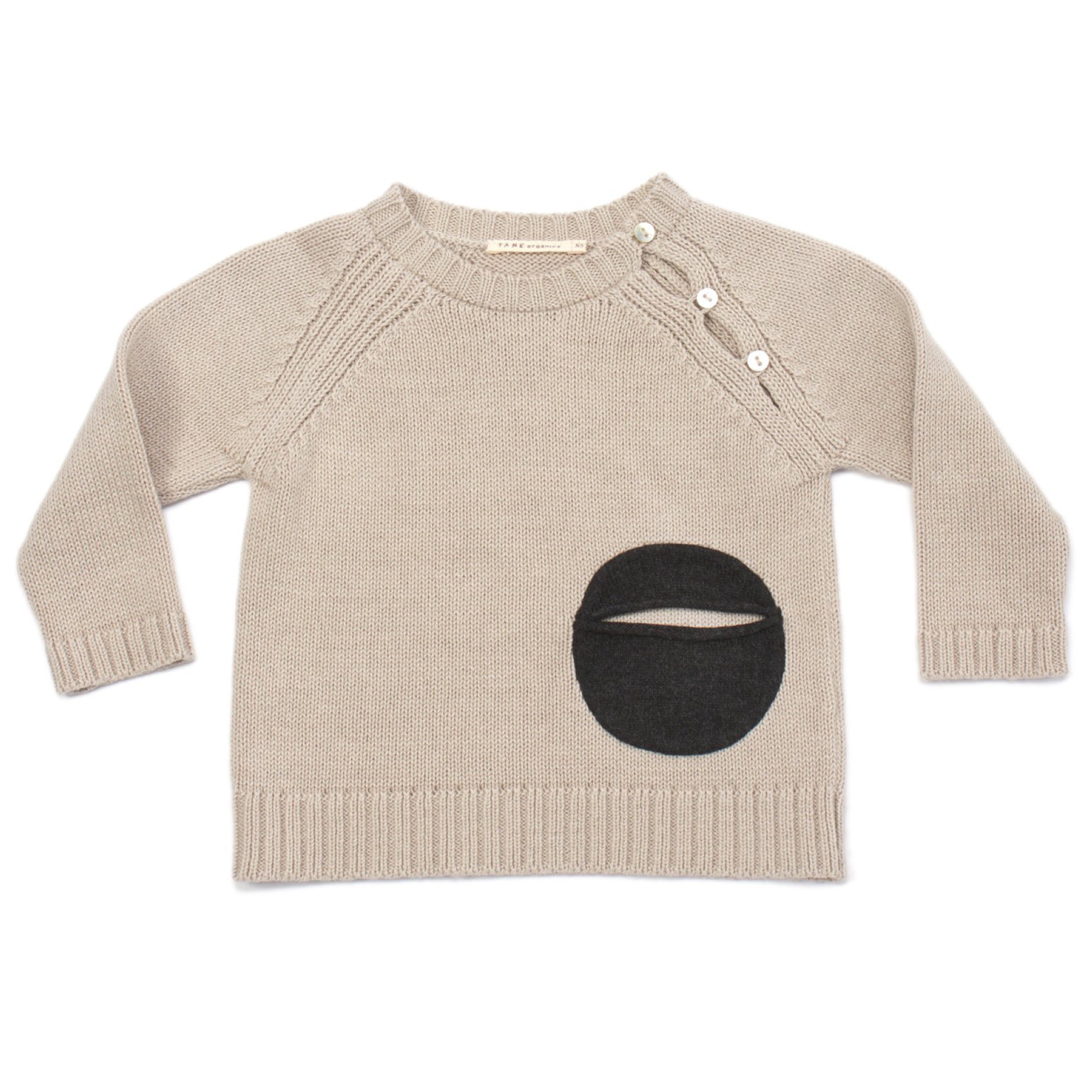 Sweater w/ Rounded Pocket