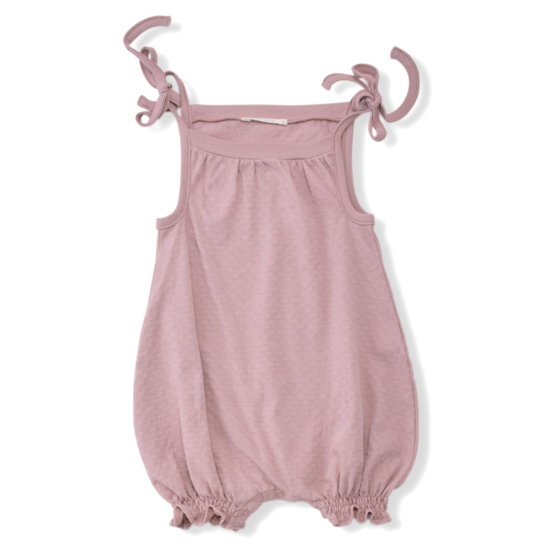 Rounded Romper with Ties